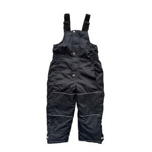Hanna Andersson Black Snow Bibs Size 4